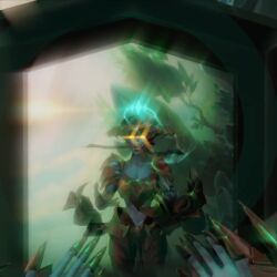 3d breast_fondling breasts control_indicator corruption crown dragon_girl eye_color_change femsub glowing_eyes green_eyes hair_color_change happy_trance league_of_legends long_hair maledom nopenotmeno possession ruination shyvana_(league_of_legends) smile spiral tagme tongue tongue_out transformation twintails video viego_(league_of_legends) yellow_eyes