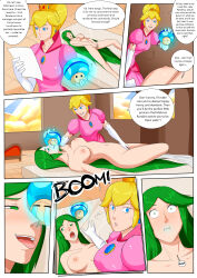  ass blonde_hair blue_eyes breasts closed_eyes comic crown earrings female_only gloves green_eyes green_hair groping kid_icarus lipstick long_hair massage masturbation multiple_girls mushroom nintendo nipples nude oo_sebastian_oo open_mouth palutena pink_lipstick princess_peach pussy seductive_smile shiny_hair shiny_skin super_mario_bros. text thick_thighs thighs tongue tongue_out very_long_hair yuri 