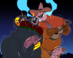 alameda_slim had0u hadou_the_bear_(had0u) home_on_the_range kaa_eyes male_only maledom malesub penis tagme tongue_out yaoi