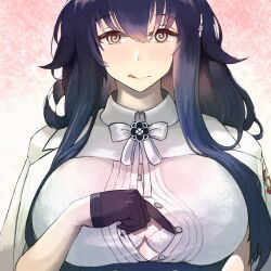  animated animated_eyes_only animated_gif azuma_(azur_lane) azur_lane black_hair bra breasts cleavage female_only femdom gloves hypnosoul_(manipper) hypnotic_eyes large_breasts long_hair looking_at_viewer manip open_clothes pov pov_sub ribbon smile spiral_eyes symbol_in_eyes tongue tongue_out underwear 
