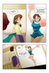 cheerleader comic femdom kasumi_tendo nodoka_saotome ranma_1/2 text wadevezecha