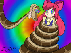 apple_bloom coils disney equestria_girls femsub freckles happy_trance hypnotic_eyes kaa kaa_eyes long_hair my_little_pony open_mouth personification red_hair snake the_jungle_book tomtornados
