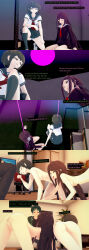  3d cyanstargazer dangan_ronpa dangan_ronpa_another_episode femsub glasses koikatsu! komaru_naegi text touko_fukawa 