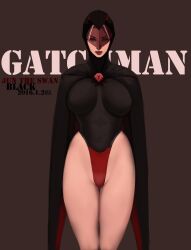 absurdres breasts cape corruption empty_eyes femsub gatchaman jun_swan large_breasts promise_of_the_day_matt text