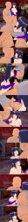  absurdres altered_common_sense bald black_eyes black_hair breasts censored closed_eyes clothed dialogue english_text eye_color_change fat femsub handjob hinata_hyuuga huge_cock kissing large_penis long_hair makeup maledom naruto_(series) nipples no_eyes nude penis purple_eyes stripper sugus text ugly_bastard 