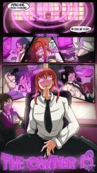  anal bent_over betrayal black_hair blue_hair blush bottomless breast_grab brown_hair chainsaw_man demon_girl dialogue dildo dizzytube drool english_text eye_color_change femsub fumiko_mifune glowing_eyes happy_trance hypnotic_screen hypnotic_spiral kobeni_higashiyama makima_(chainsaw_man) mass_hypnosis masturbation multiple_girls multiple_subs presenting presenting_mouth purple_eyes red_hair reze_(chainsaw_man) speech_bubble spiral_eyes subliminal tagme text topless undressing yellow_eyes 