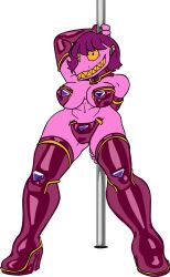  deltarune female_only femsub furry shennanigma slavekini solo susie_(deltarune) tagme 