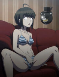  ai_art dangan_ronpa dangan_ronpa_another_episode komaru_naegi kurokuma masturbation pendulum underwear white_eyes 