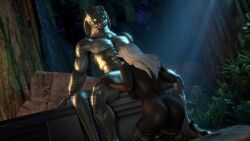  abs animated ass balls boots breasts dark_skin dungeons_and_dragons elf elf_ears fellatio femsub forest furry high_heels huge_cock hypnotic_eyes kaa_eyes kaminakirei kneeling large_breasts large_penis long_hair maledom necklace night nude original outdoors penis scales scalie snake snake_boy video white_hair 