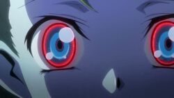  alice_shaing animated blonde_hair blue_eyes code_geass code_geass:_akito_the_exiled expressionless femsub geass glowing_eyes long_hair open_mouth sound tagme video 