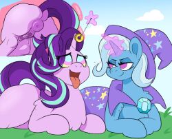  animals_only animated anus female_only femdom femsub furry happy_trance kaa_eyes my_little_pony pendulum pussy pussy_juice slimewiz starlight_glimmer tagme the_great_and_powerful_trixie tongue_out unicorn_girl video 