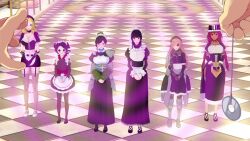 black_hair blonde_hair breasts cz2128_delta_(overlord) dark_skin entoma_vasilissa_zeta garter_straps gentleman910 huge_breasts large_breasts light_skin long_hair lupusregina_beta maid maid_headdress male_pov maledom multiple_girls multiple_subs narberal_gamma open_mouth overlord pale_skin pendulum pink_hair pov red_hair short_hair small_breasts solution_epsilon spiral_eyes yuri_alpha