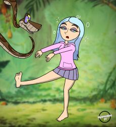 andrea_davenport barefoot disney hypnobot771 kaa the_ghost_and_molly_mcgee the_jungle_book zombie_walk