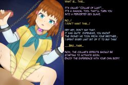  brown_hair chains femsub fire_emblem fire_emblem_path_of_radiance mist_(fire_emblem) nasicampur32 nintendo text 
