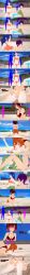  absurdres altered_common_sense bikini bikini_bottom bikini_top blue_eyes blue_hair blush brown_eyes closed_eyes cum dialogue english_text eye_roll fellatio femsub fingering gay_to_straight green_hair grey_eyes long_hair maledom masturbation masturbation_command multiple_girls multiple_subs oral orange_hair orgasm original purple_hair red_eyes red_hair sexuality_change short_hair sub_on_sub tan_skin text yuri zenin1 