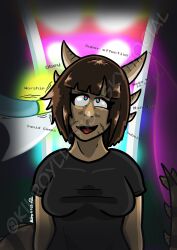 brain_drain brown_hair crossed_eyes ear_sex eye_roll happy_trance horns hypnotic_light kilroylucy18 large_breasts lizard_girl lucy_theodulf_(kilroylucy) malamar mega_malamar multicolored_eyes nintendo original pokemon pokemon_(creature) pokemon_legends_z-a smile subliminal tail tan_skin tentacle_in_ear tentacles tongue_out