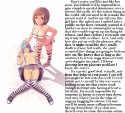  airegin416_(manipper) animated animated_gif caption cleavage femdom femsub hypnosisisgreat_(manipper) karanak leaning_forward looking_at_viewer male_pov manip multiple_girls necklace panties pov pov_sub text thighhighs underwear 