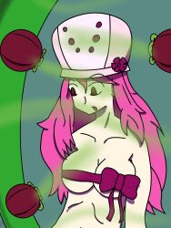 cosmos_(fairy_tail) fairy_tail femsub hat hypnotic_plant pheromones plant ribbon tagme