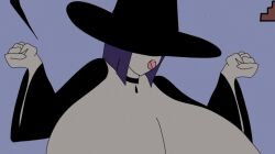  animated animated_gif ass_expansion bimbofication dc_comics hypnotic_eyes mind_break mind_hack raven teen_titans 