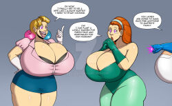  ass bachjay breasts cleavage dc_comics dialogue dress femsub gloves happy_trance harley_quinn huge_ass huge_breasts hypnotized_hypnotist lipstick necklace pink_eyes pink_lipstick poison_ivy power_girl ring skirt smile speech_bubble stepfordization text thick_thighs wide_hips 