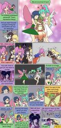 ahoge alternate_costume antenna_(biology) aunt_and_niece bappy_(hypnolandom) bare_legs bare_shoulders barefoot black_hair blonde_hair blue_eyes blue_hair blush body_swap bow cleo_(dragalia_lost) closed_eyes comic confused cosplay cygames dark_skin dialogue dragalia_lost elisanne empty_eyes english_text expressionless fairy female_only femdom femsub floating glasses green_eyes green_hair happy_trance heart heart_eyes hug hypnotized_dom hypnotized_hypnotist legs liling_(bluenayru) long_hair lying malice_(mythkaz) marpy_(dampy_stampy) midriff multiple_girls multiple_subs mythkaz navel nintendo one_eye_open origa original pink_hair possession purple_skin red_eyes shelia sisters sleeping speech_bubble standing standing_at_attention surprised swimsuit symbol_in_eyes text trance_break twintails wholesome wings wink zethia