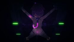 3d anal animal_ears arms_above_head barcode blush brown_hair cables dominyant. double_penetration female_only femsub flat_chest force_feeding koikatsu! navel navel_piercing nipples nude restrained sex_machine sleeping small_breasts solo tech_control vaginal wet wires