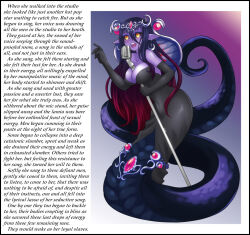  apophis breasts caption caption_only cleavage female_only femdom hypnotic_audio hypnotic_music hypnotic_voice large_breasts looking_at_viewer male_pov manip microphone monster_girl monster_girl_encyclopedia naga_girl pov pov_sub smile snake_girl text 