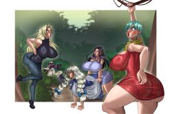  absurdres all_fours altered_common_sense bangs bulma_briefs character_request chicken_pose clothed cow_girl crossed_eyes dragon_ball dress fairy_tail female_only femsub headband huge_ass huge_breasts jujutsu_kaisen kagura_mikazuchi large_breasts long_hair milf monkey_girl multiple_girls multiple_subs nico_robin one_piece open_mouth pants pet_play shoes short_hair shrunken_irises skirt sunglasses tagme thick_thighs tomo86 twin_braids yuki_tsukumo 