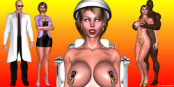  3d angry bald barefoot before_and_after bikini breasts cleavage collarbone dark_skin earrings erect_nipples evil_smile expressionless femsub glasses groping high_heels hot_paradise huge_breasts hypnoman jewelry maledom milf mr_bullcock multiple_views necklace netorare open_mouth pink_lipstick red_lipstick skirt smile tech_control thick_thighs thong transformation vivian_castle whitewash_eyes 