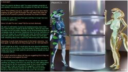  3d alien arden_(thalarynth) becca_(thalarynth) bunny_girl caption dialogue femdom femsub furry kathy_(thalarynth) lizard_boy malesub original possessed_becca_(thalarynth) possession scalie snake_girl stasis_tank tammy_(thalarynth) text thalarynth_(manipper) 