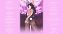  absurdres bboong breasts bunny_ears bunny_girl bunnysuit caption easter female_only femdom final_fantasy final_fantasy_vii hypnomommy69_(manipper) hypnotic_drink hypnotic_gas large_ass large_breasts looking_at_viewer looking_back male_pov manip mommy pole_dancing pov pov_sub text tifa_lockhart 