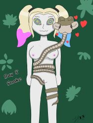 dc_comics disney femsub happy_trance harley_quinn kaa kaa_eyes maledom nude snake the_jungle_book the_new_o-girl