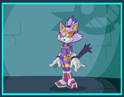 blaze_the_cat breasts cat_girl drool expressionless female_only femsub furry hypnotic_eyes kaa_eyes large_breasts latex medrifogmatio open_mouth purple_hair pussy_juice sonic_the_hedgehog_(series) tech_control