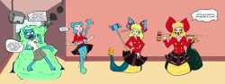 age_regression beam cat_girl corruption cyanoray dialogue nicole_watterson sequence snake_girl tech_control the_amazing_world_of_gumball transformation weapon yuki_yoshida 