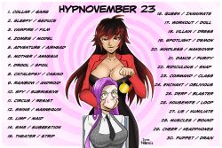 breasts chair drake_(syas-nomis) femdom huge_breasts jacket pear_(syas-nomis) pocket_watch purple_hair red_eyes sitting smile spiral_background syas-nomis text tie yellow_eyes 