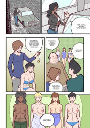  bikini comic ef-nsfw femsub maledom multiple_girls multiple_subs pocket_watch tagme topless trigger 