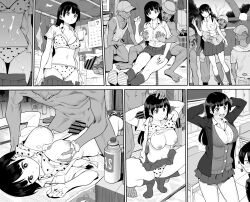 artist_request bra character_request copyright_request cum_on_body empty_eyes expressionless panties school_uniform sex time_stop