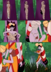  corruption dressing female_only femdom femsub fundoshi kissing mugenbine restrained sailor_mars sailor_moon_(series) sarashi yuri 
