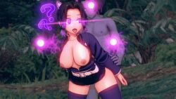 3d ahegao animated animated_gif belt belted_skirt black_hair bouncing_breasts bow breasts clothed_sex collarbone confused dead_source demon_slayer dollhouse electricity exposed_chest femsub glowing glowing_eyes koikatsu! magic maledom multicolored_hair no_bra no_panties open_clothes open_mouth purple_eyes purple_hair sex shinobu_kocho skirt skirt_lift thighhighs tomboy tongue tongue_out topless twintails vaginal