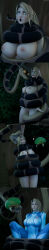  blonde_hair bottomless disney eh femsub imminent_vore kaa kaa_eyes metroid metroid_(series) nintendo nude samus_aran sleeping snake the_jungle_book topless trance_break zero_suit 