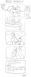  absurdres coils comic commission_sheet greyscale hypnotic_eyes kaa_eyes monochrome penken snake text your_character_here 