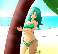 beach bikini sailor_moon_(series) sailor_neptune surrisaki tagme
