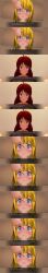  3d absurdres blonde_hair blue_eyes blush bottomless breasts comic custom_maid_3d_2 dazed dialogue drool empty_eyes etta_(mc_trap_town) expressionless female_only femdom femsub huge_breasts hypnotic_massage kamen_writer_mc long_hair massage mc_trap_town multiple_girls multiple_subs nude open_mouth rina_(mc_trap_town) screenshot text tongue topless xlmpth 