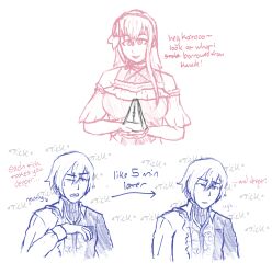 before_and_after butchybottom dialogue empty_eyes femdom kaito luka_megurine malesub metronome resisting text vocaloid