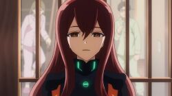  copyright_request empty_eyes expressionless femsub long_hair red_hair screenshot tagme 