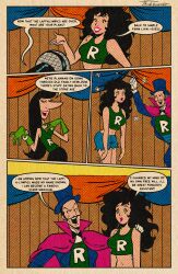  black_hair comic daisy_mayhem dialogue english_text femsub great_fondoo laff-a-lympics magic magic_wand magician maledom midriff mrs._creepley short_shorts spiral_eyes tagme text thedarkcartoon 