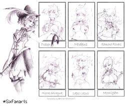 absurdres breasts collar cow_girl cowbell dragon_age female_only femdom femsub helltaker horns justsketchingviolets lactation lapis_lazuli large_breasts mizore_shirayuki modeus_(helltaker) morrigan_(dragon_age) open_mouth overwatch ramona_flowers rosario+vampire scott_pilgrim_(series) sketch smile spiral_eyes steven_universe symbol_in_eyes text topless tracer traditional