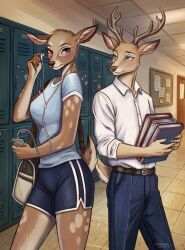  ai_art ash(domesticorp) bad_end before_and_after deer_boy deer_girl domesticorp feminization furry jen(domesticorp) renata the_hypno_harbinger 