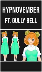  3d clothed femsub green_eyes gully_bell_(syas-nomis) open_mouth red_hair rollb spiral_eyes text 