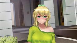 blonde_hair changer_(character) chien_vietnam female_only femsub green_eyes green_hair plant_girl video virtual_youtuber voice_acted